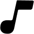 Icône de note de musique